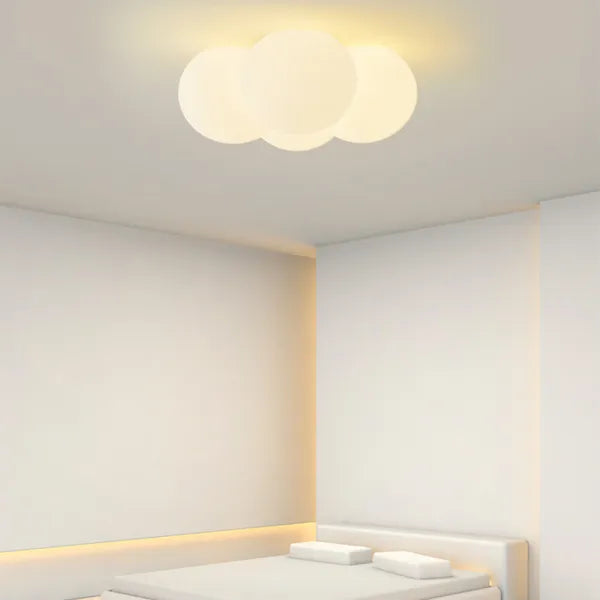 NimbusCloud LED Fixture With Cloud Inspired Ceiling Light For Living Rooms, Bedrooms And Home Offices