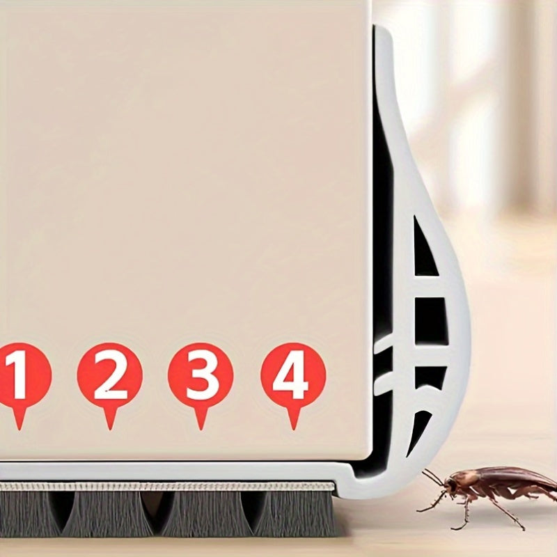 Adjustable Draft Stopper For Doors Reducing Cold, Wind And Noise