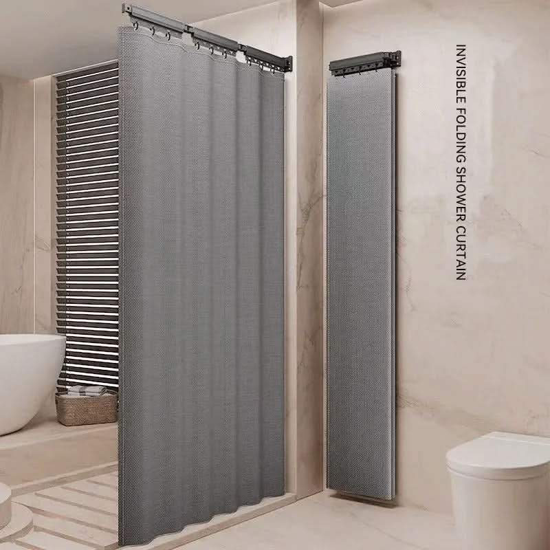 DRYDIVA Faltbares Duschvorhangstangen-Set — wasserdichtes Badezimmer-Trennsystem