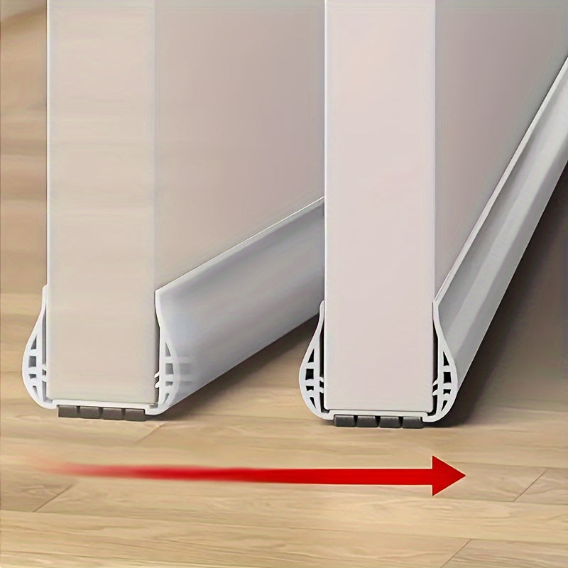 Adjustable Draft Stopper For Doors Reducing Cold, Wind And Noise