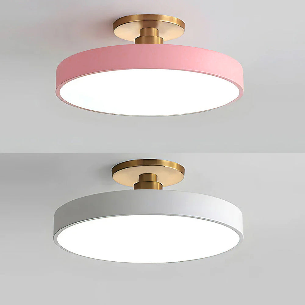 Astraeon LED Light Semi-Flush Mount Fixture For Dining Or Living Spaces Home Decor