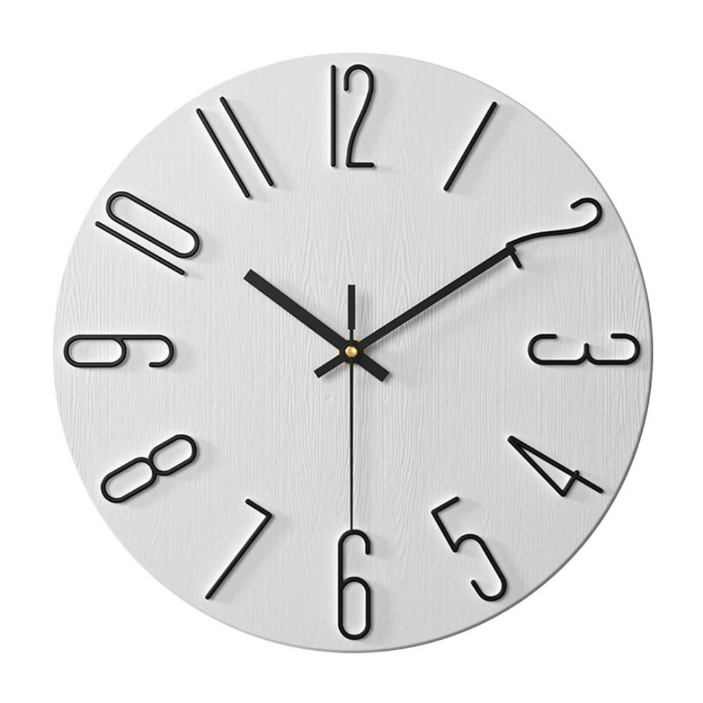 30 cm vægur moderne stille quartz stue minimalistisk design