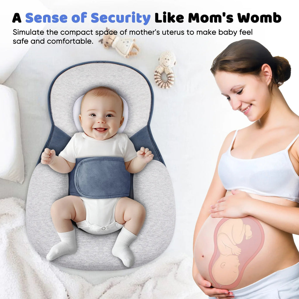 Newborn Elevated Lounger With 15 Degree Incline For Comfort