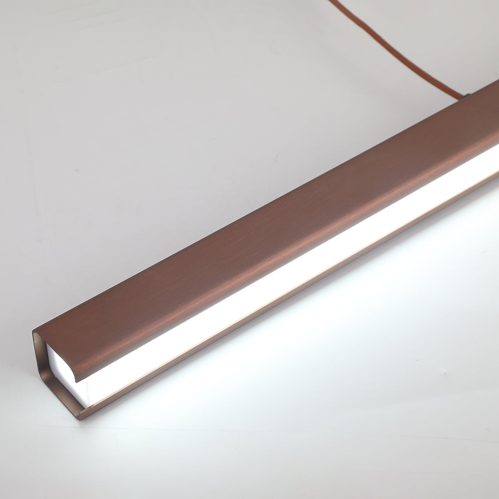 Aerolin Adjustable Height Pendant Light With Industrial LED Style For Modern Interiors