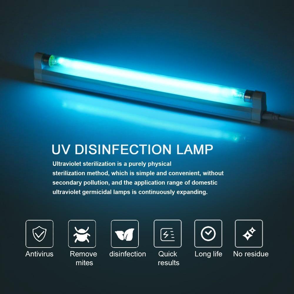 8W UV-C Light For Home Sanitization, Compact Ultraviolet Lamp For Quick Cleaning And Everyday Use