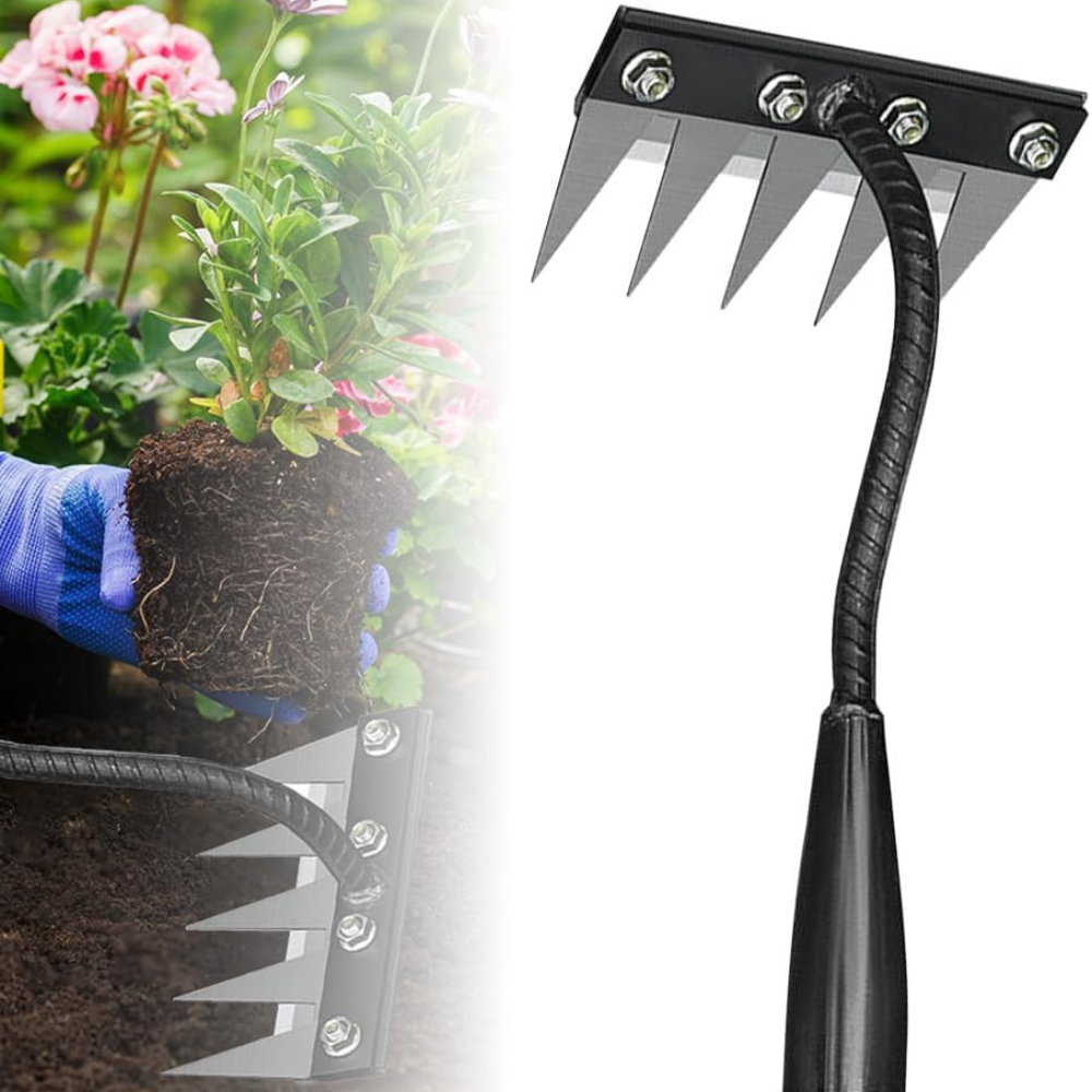 Durable Steel Outdoor Rake For Weeding And Soil Cultivation