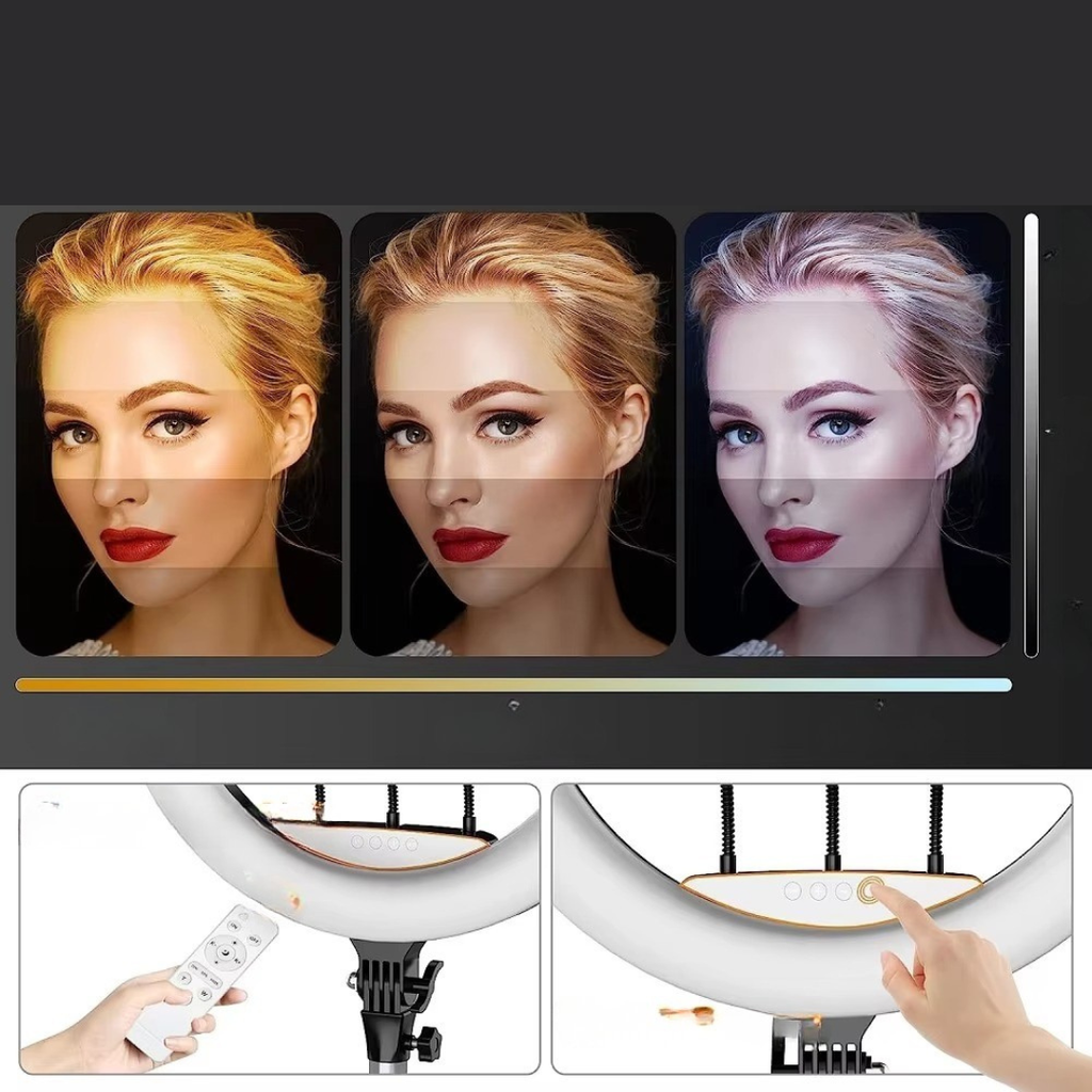 ProLite 18 Inch Ring Light And Tripod For Vlogging And Makeup And Photography Projects