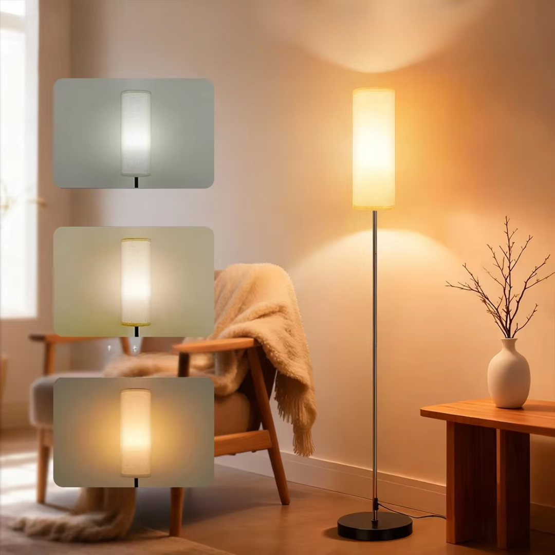 App Controlled RGB Floor Lamp For Customizable Ambient Lighting In Any Room Or Office Space