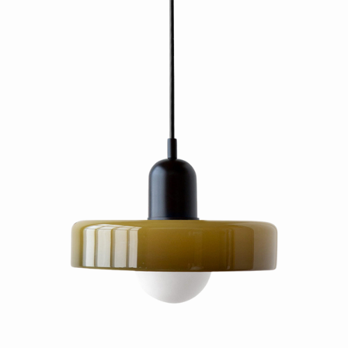 Bauhaus Style Glass Pendant Light For Dining And Living Areas