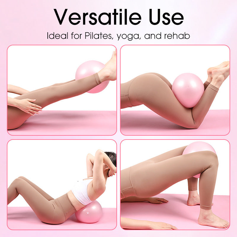 Balle de Pilates anti-éclatement en PVC avec pompe — ballon d’exercice pour l’entraînement de l’équilibre