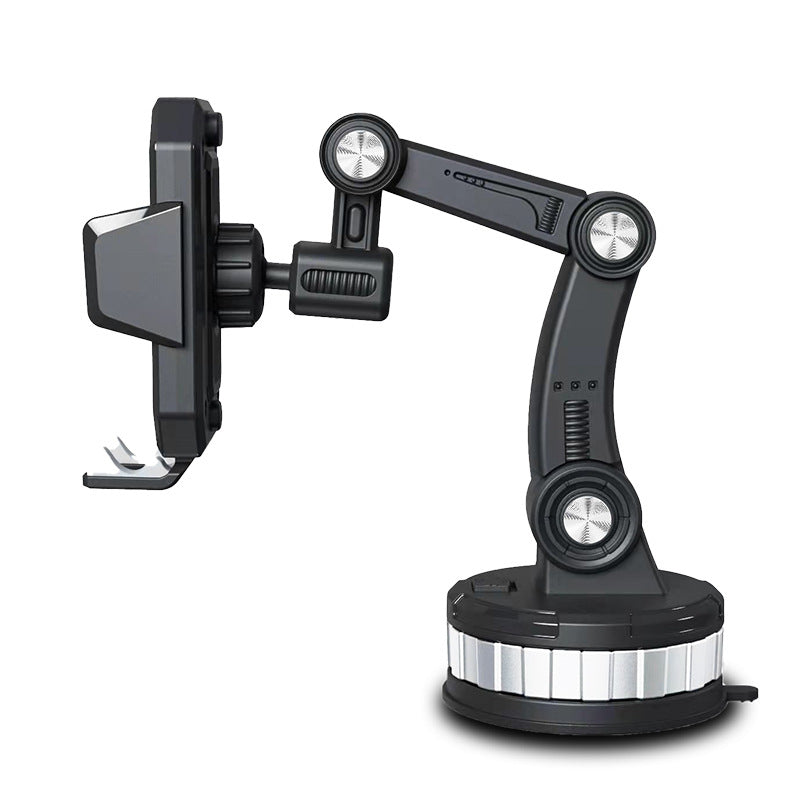 Universal Car Mount With Telescopic Arm And 360 Pivot For Windshield And Dashboard