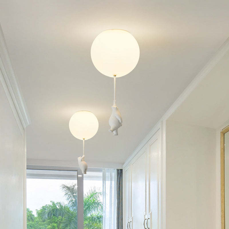 BrioBear Balloon Ceiling Light For Nurseries And Children's Rooms Warm Playful Home Decor Lamp