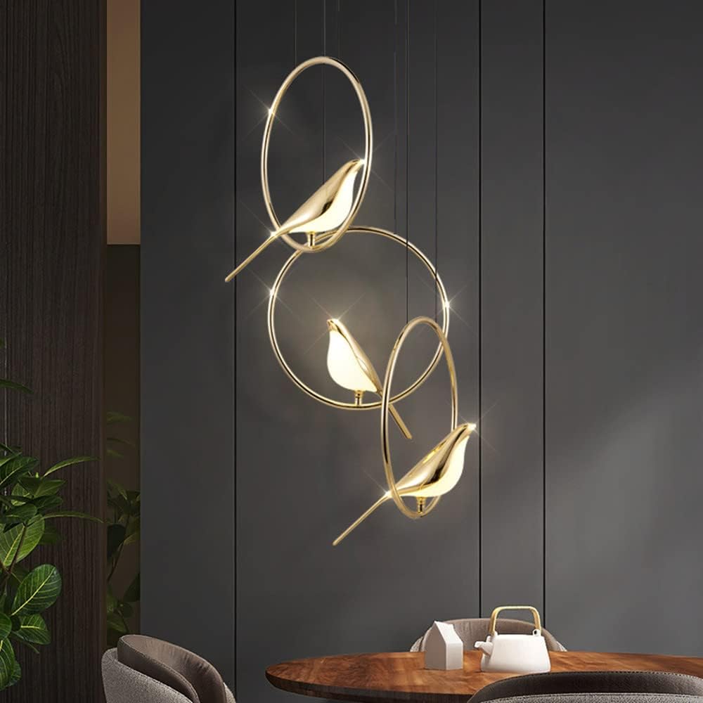 LumaBird Round Pendant Light With LED For Contemporary Ceilings And Living Spaces