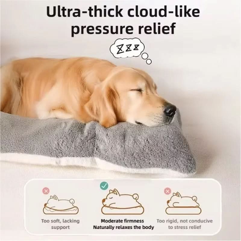 CLOUDPAWS Tappetino extra large per animali domestici, soffice e imbottito — Superficie morbida, spessa e sostenitiva