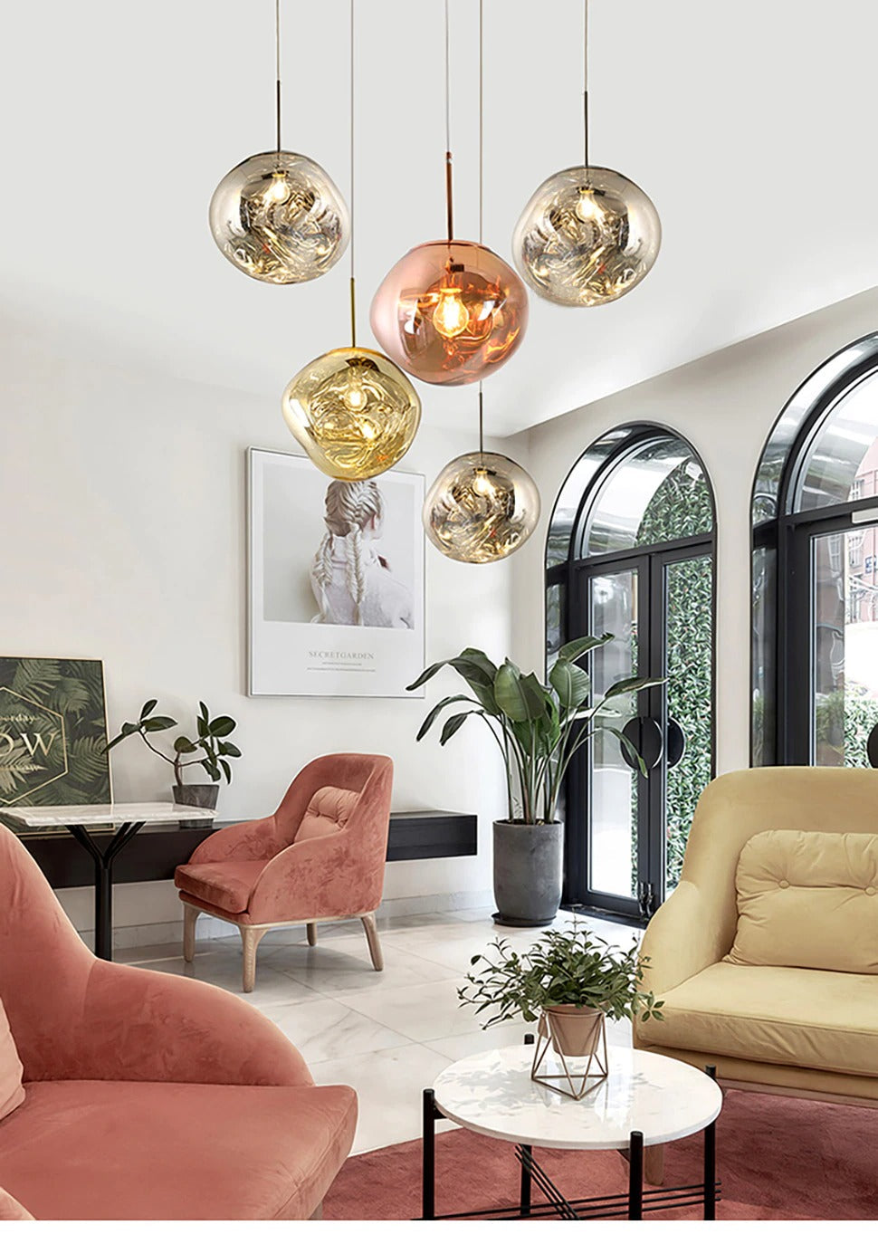 Aureo LED Kitchen Pendant Light Modern Ceiling Fixture For Dining Area Illumination