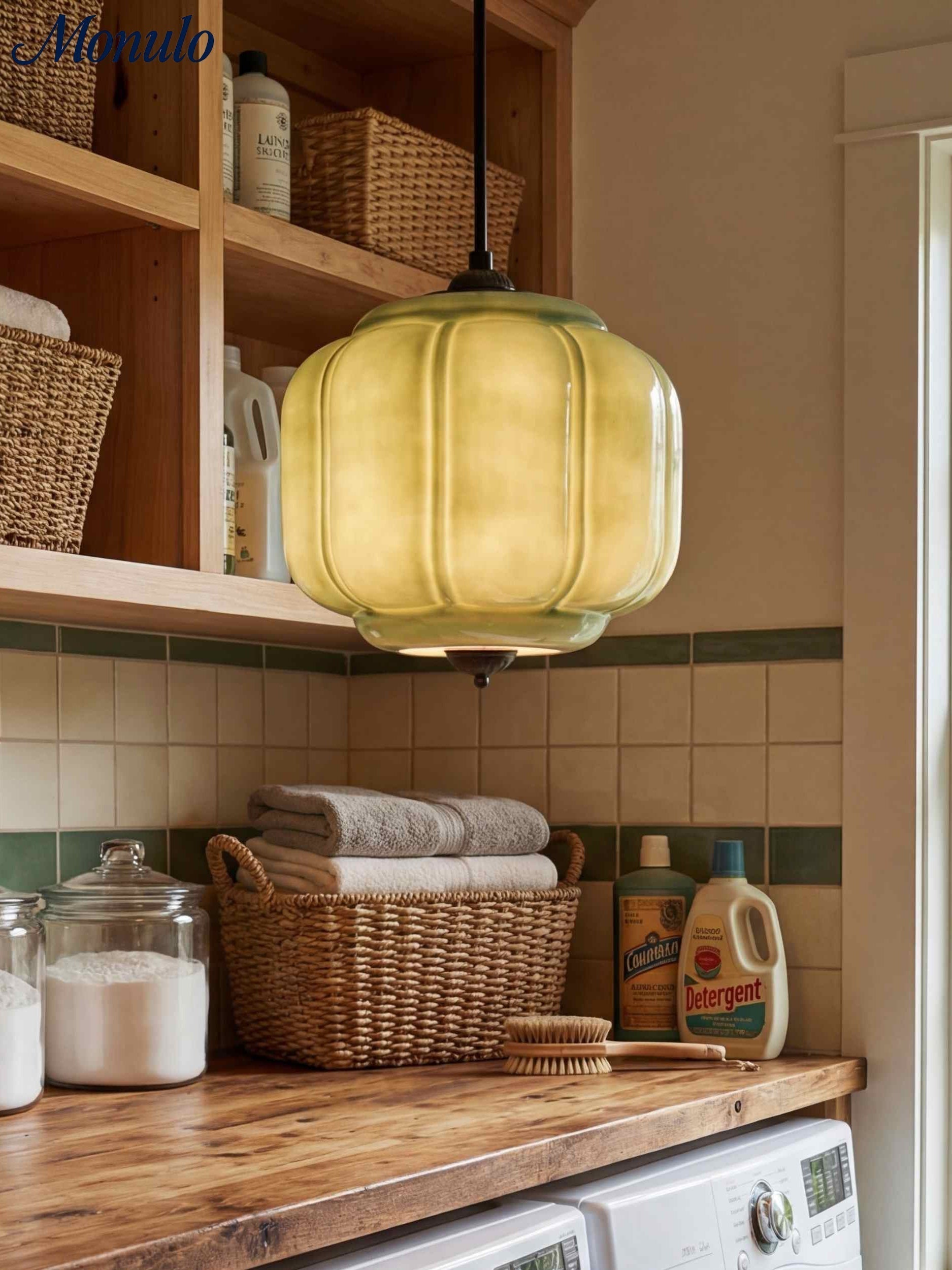 Krém színű üveg búra vintage csillár étkezőbe és nappaliba, retro függeszték világítás