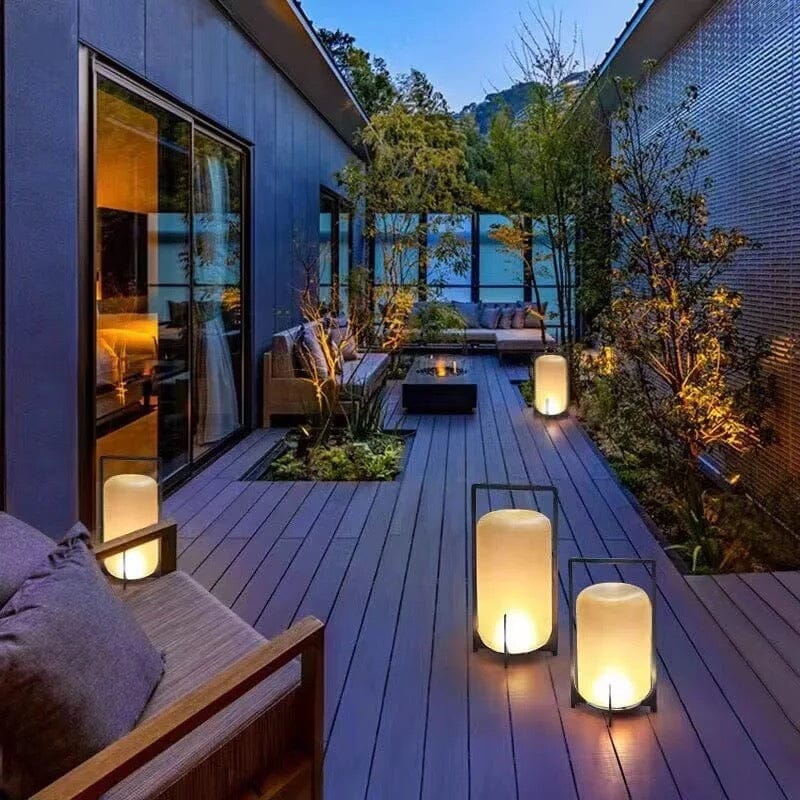Nova Terra Stainless Steel Outdoor Light With Glass For Patios And Garden Terraces