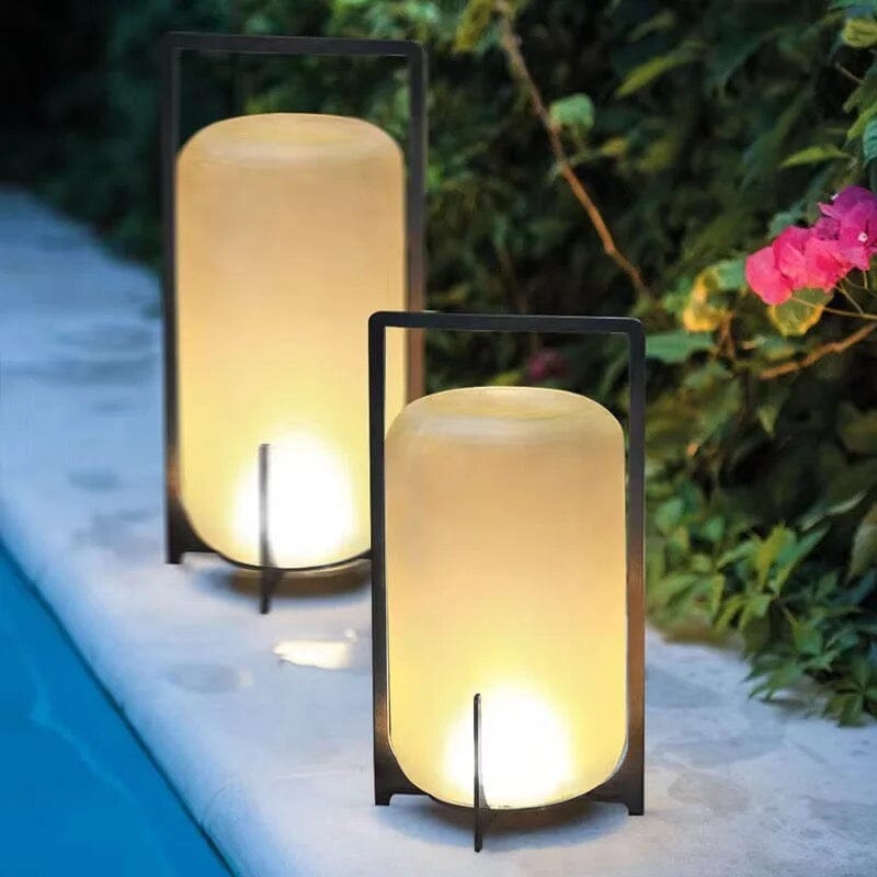 Nova Terra Stainless Steel Outdoor Light With Glass For Patios And Garden Terraces