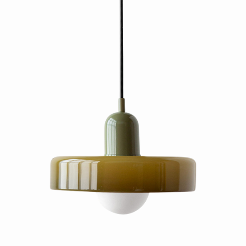 Bauhaus Style Glass Pendant Light For Dining And Living Areas