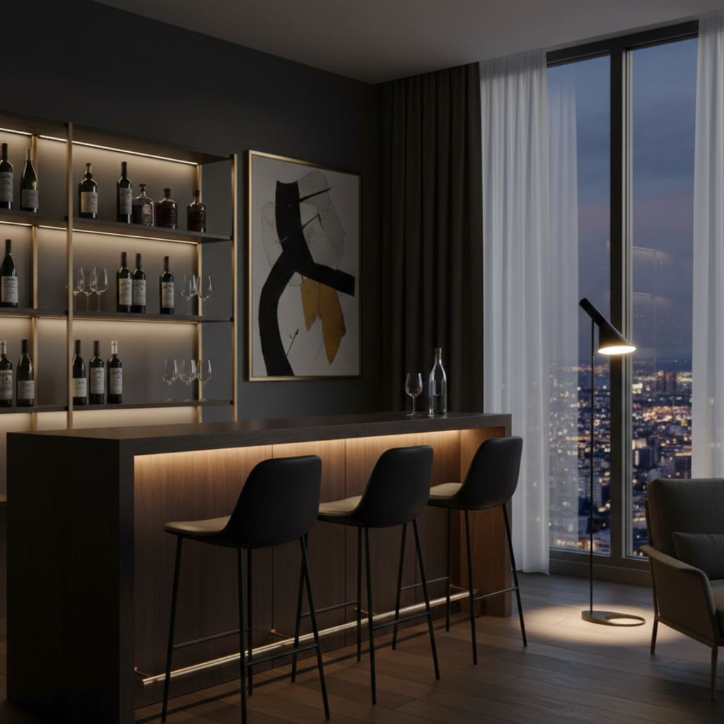 Nordic LED Floor Lamp With Eye Comfort Lighting And Adjustable Brightness For Living Areas