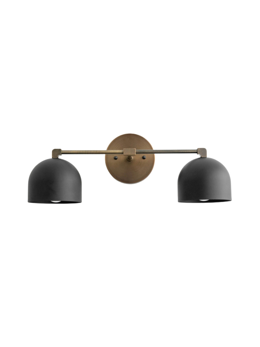 Mid-Century Dome Wall Lamp With Retro Design For Bathroom And Hallway