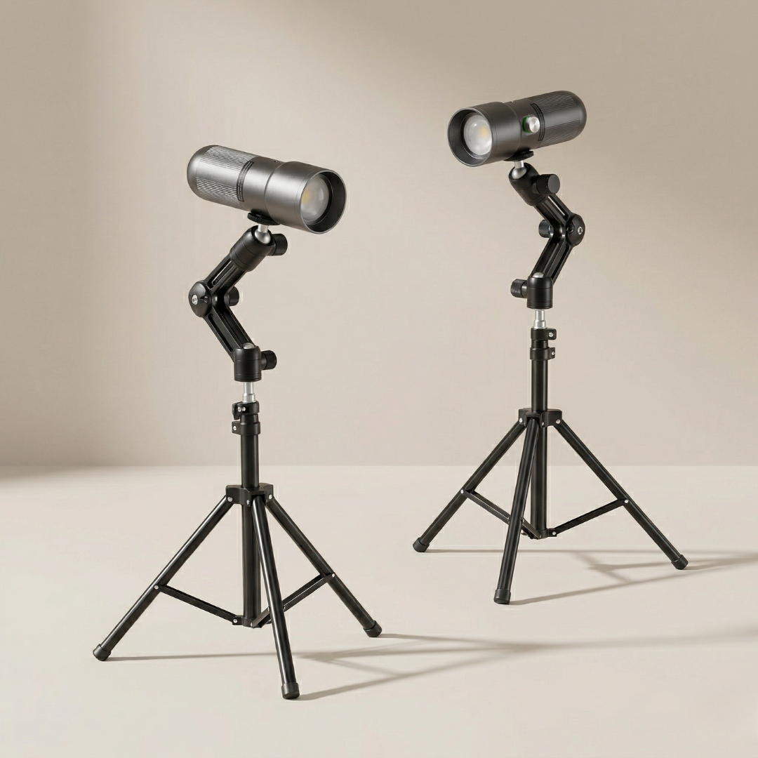 Iluminare RGB pentru fotografie și video, lanternă LED portabilă cu filtre Gobo și patru moduri de culoare
