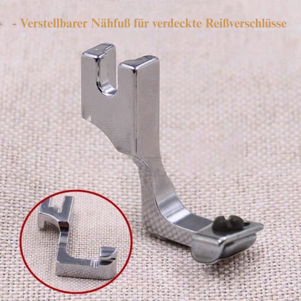 Zipper Foot For Invisible Zips On Sewing Machines Today