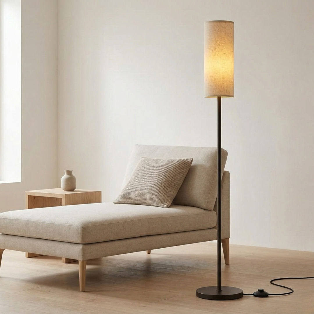 Floor Lamp With Dimmable LED Capability For Home Lighting Perfect For Living Rooms And Bedrooms