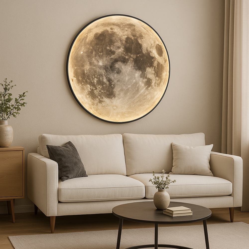 Noctara Lunar Atmosphere Lamp With Dimmable Moonlight Glow For Bedroom And Living Room