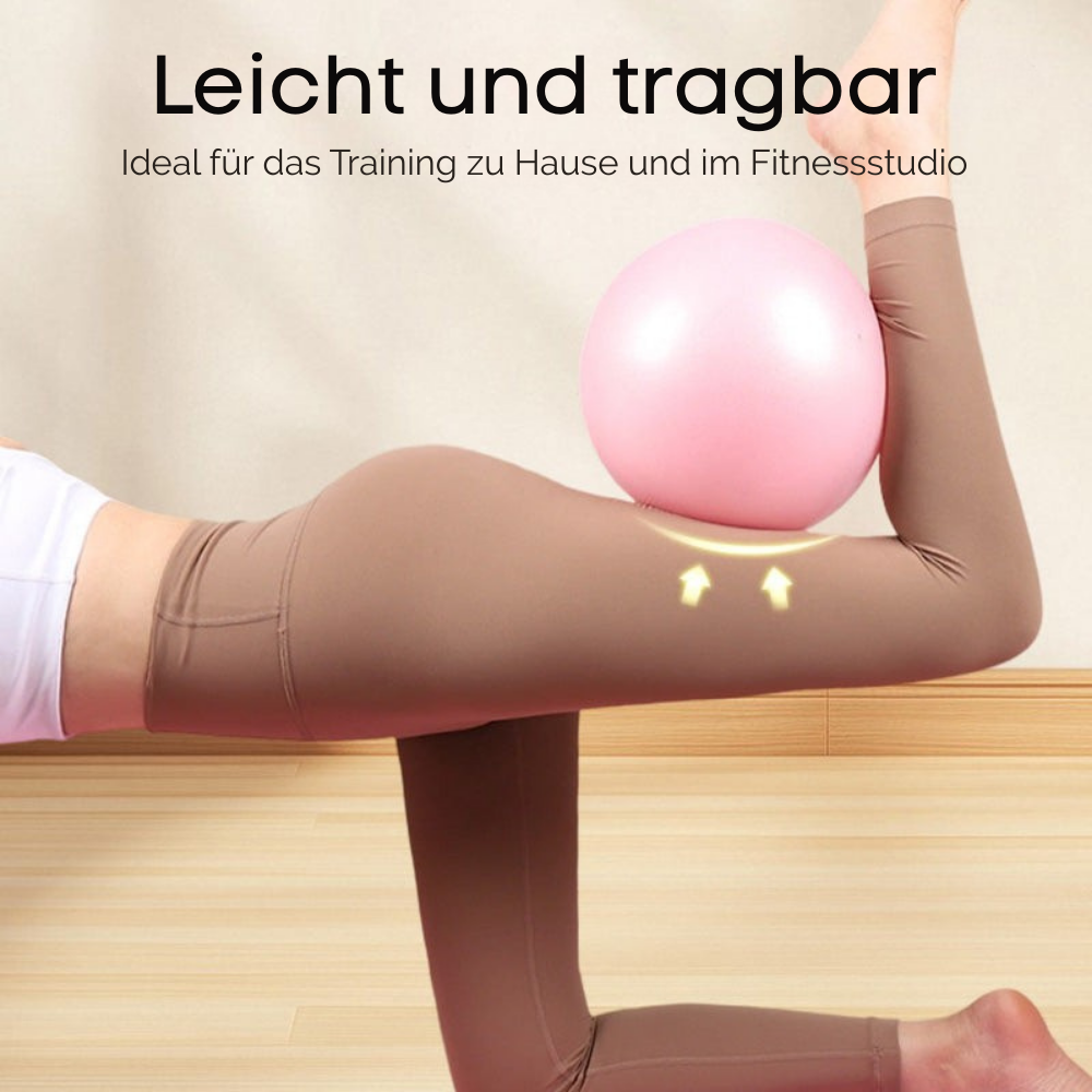 Balle de Pilates anti-éclatement en PVC avec pompe — ballon d’exercice pour l’entraînement de l’équilibre