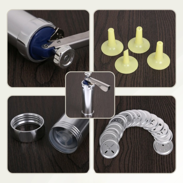 Formă din aluminiu pentru biscuiți — unealtă pentru modelarea uniformă a biscuiților