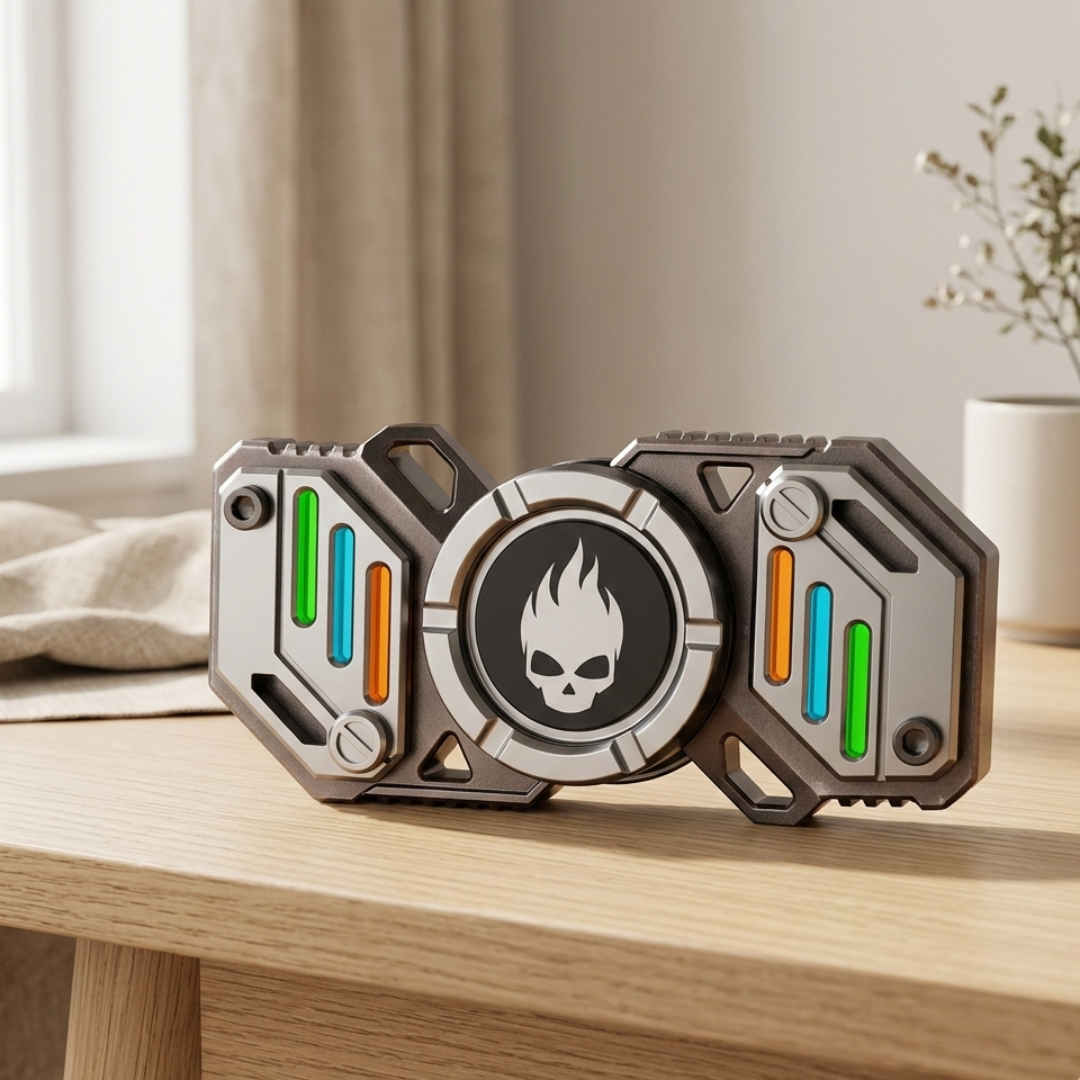 Star Soldier Light Up Fidget Spinner For Stress Relief With Silent Bearing And Smooth Spin