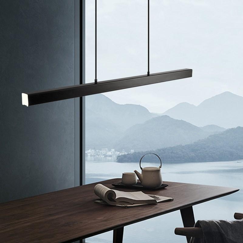 Aerolin Adjustable Height Pendant Light With Industrial LED Style For Modern Interiors