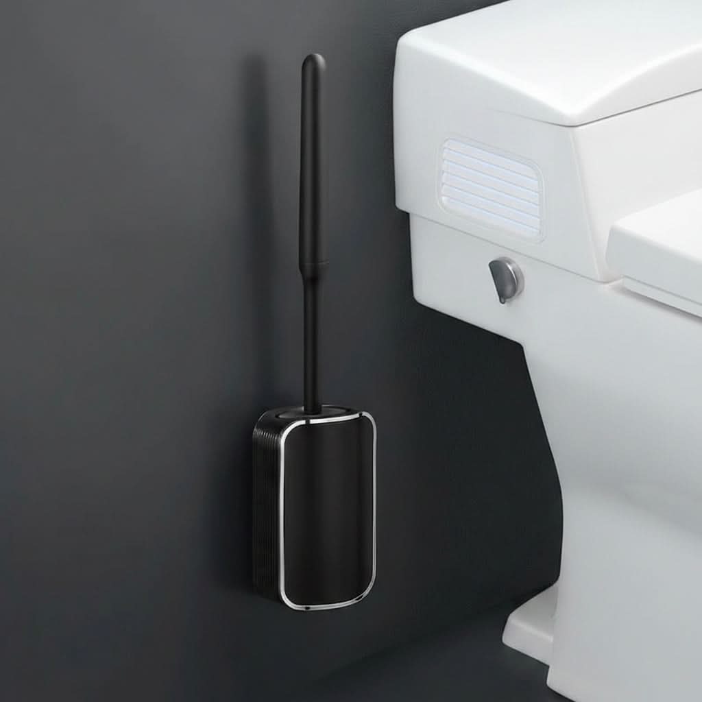 LUXCLEANSE falra szerelhető WC-kefekészlet — Gyors vízelvezetés, higiénikus kialakítás
