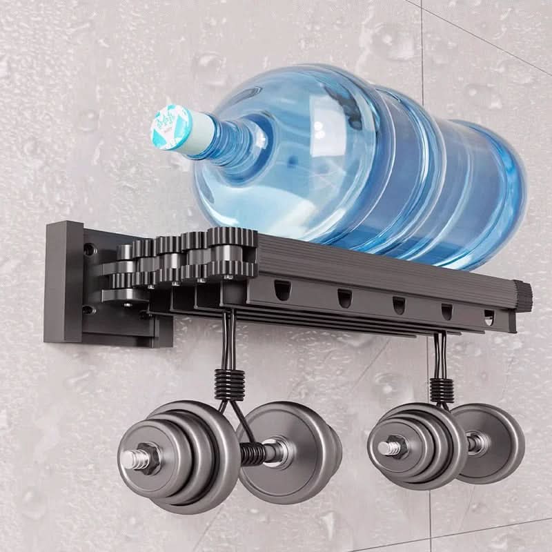 DRYDIVA Faltbares Duschvorhangstangen-Set — wasserdichtes Badezimmer-Trennsystem