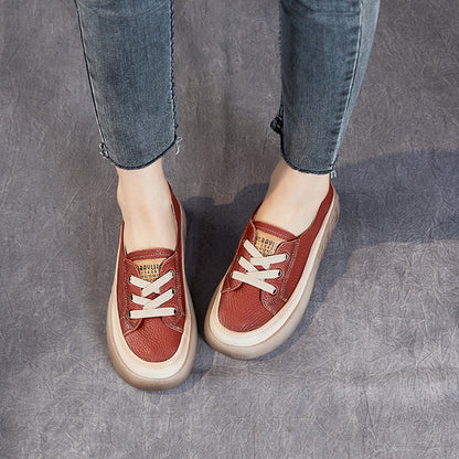 Sneakers en Cuir Véritable – Ultra Confort