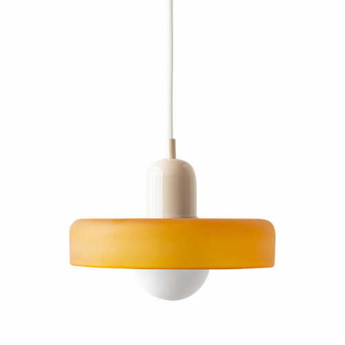 Bauhaus Style Glass Pendant Light For Dining And Living Areas