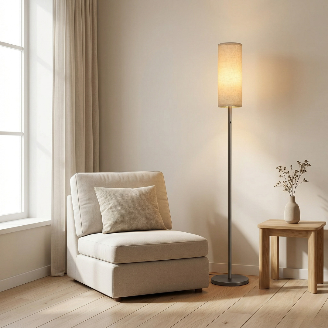 App Controlled RGB Floor Lamp For Customizable Ambient Lighting In Any Room Or Office Space