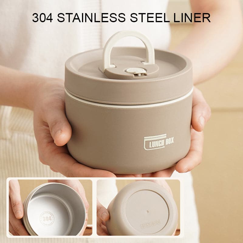 Stainless Steel Thermal Lunch Box For Work, School, And On The Go