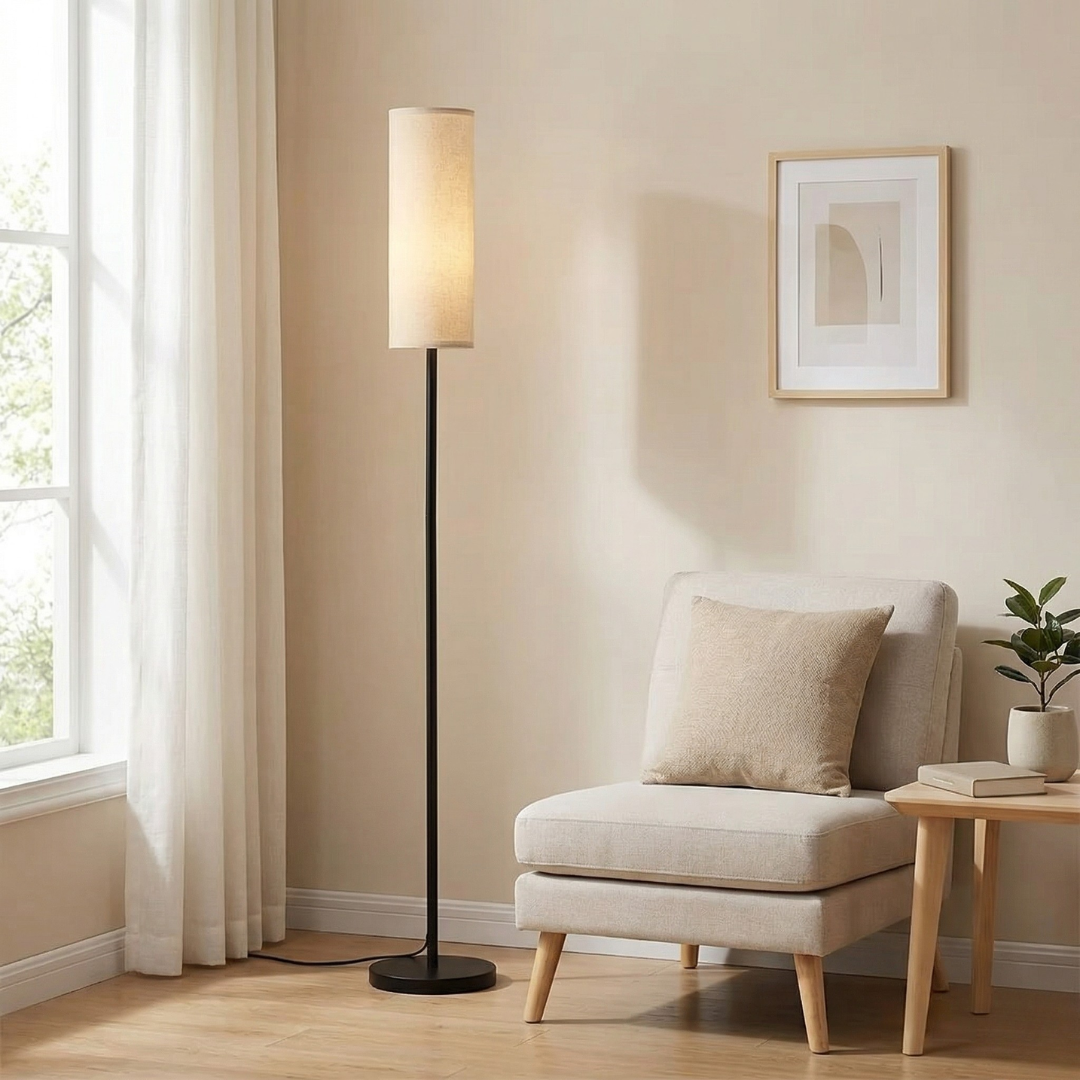 Floor Lamp With Dimmable LED Capability For Home Lighting Perfect For Living Rooms And Bedrooms
