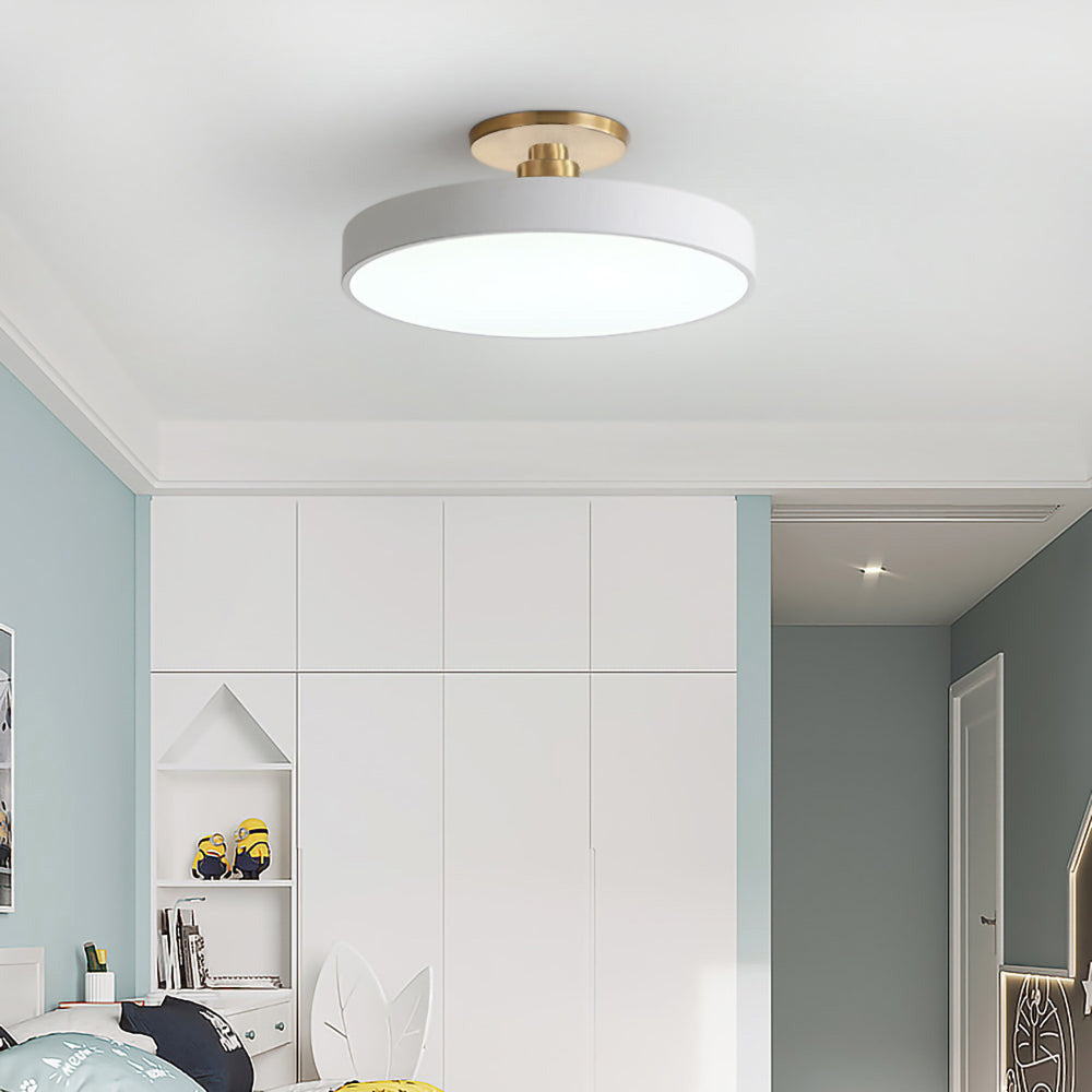 Astraeon LED Light Semi-Flush Mount Fixture For Dining Or Living Spaces Home Decor