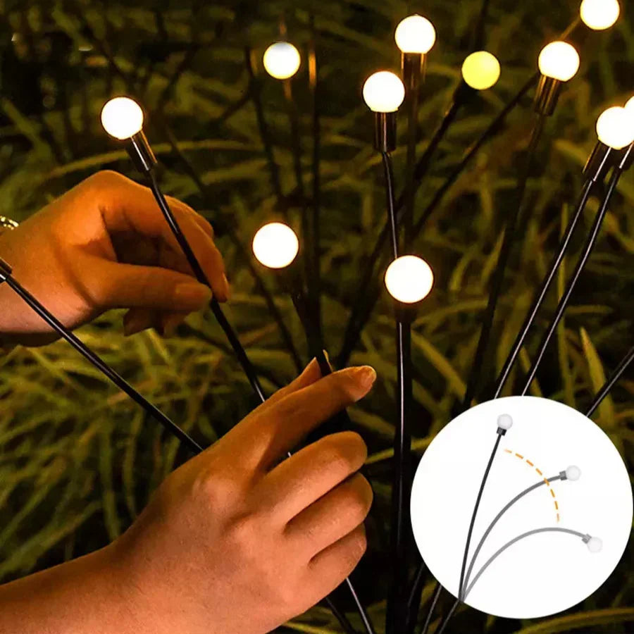 Firefly Solar Garden Light With 20 Warm White LEDs