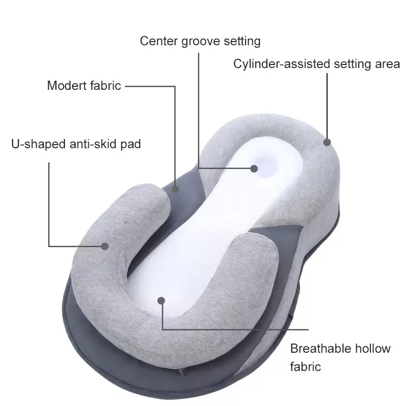 Newborn Elevated Lounger With 15 Degree Incline For Comfort