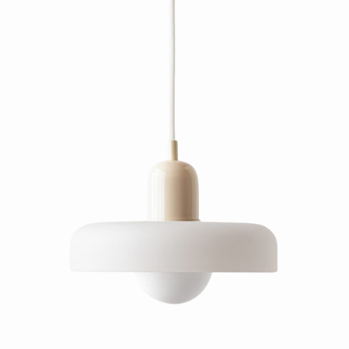 Bauhaus Style Glass Pendant Light For Dining And Living Areas