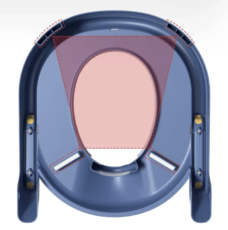 BrightPath ergonomisk pottränare — bekvämt konturerat säte, design med säkert stöd