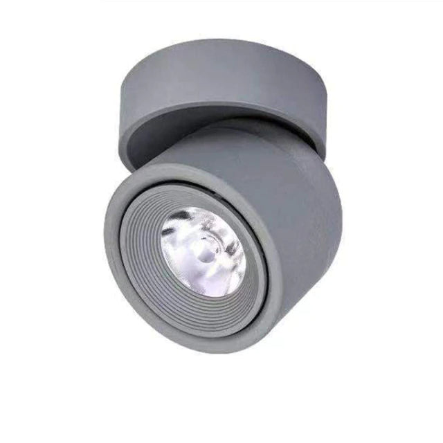 Dimmable Aluminum LED Spotlight — 340° Rotating Directional Light
