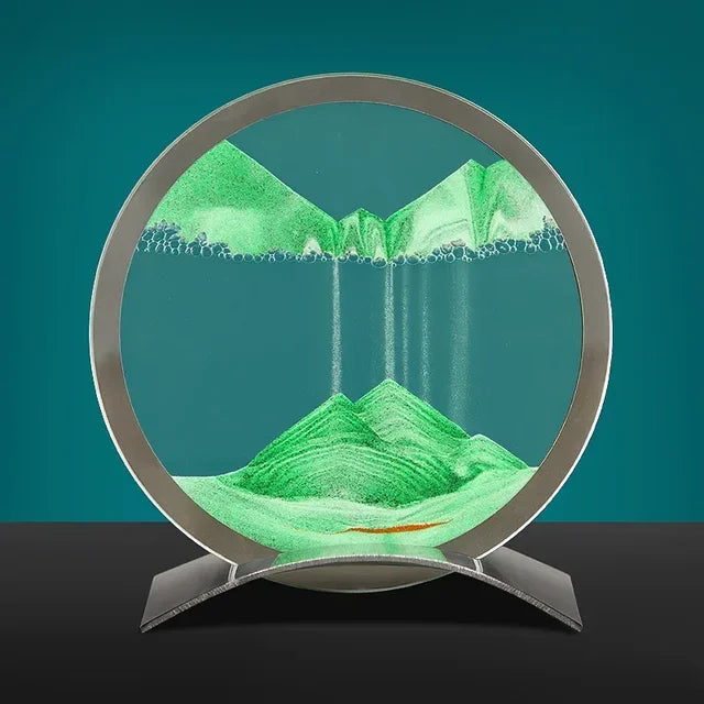 Velora Glass Ambience Lamp Featuring Sand Art That Shifts Quietly To Create Calming Light In Any Room