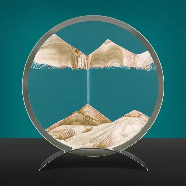 Velora Glass Ambience Lamp Featuring Sand Art That Shifts Quietly To Create Calming Light In Any Room