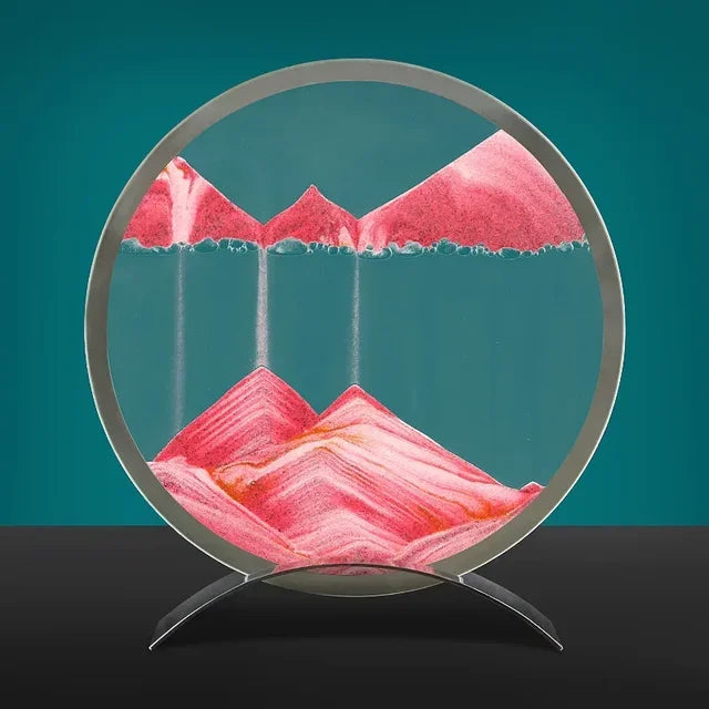 Velora Glass Ambience Lamp Featuring Sand Art That Shifts Quietly To Create Calming Light In Any Room