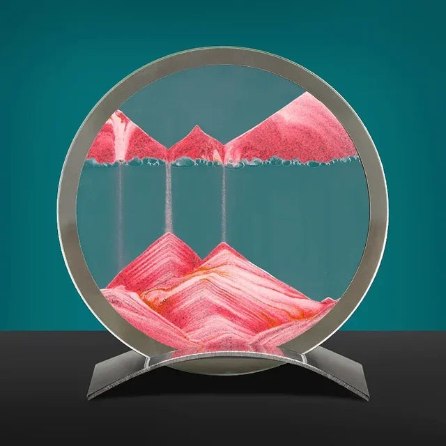 Velora Glass Ambience Lamp Featuring Sand Art That Shifts Quietly To Create Calming Light In Any Room